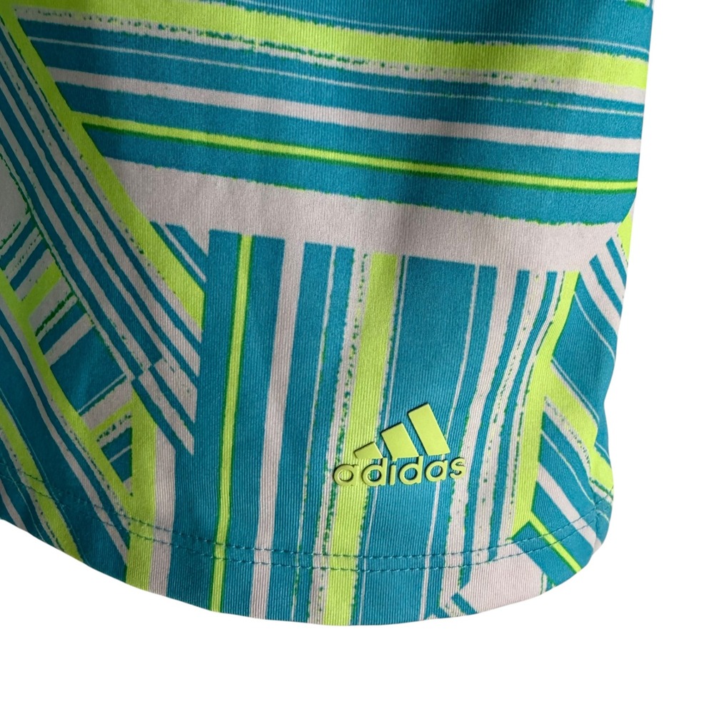 ADIDAS Golf Tennis Tween Bright Multicolor Geometric Stripe Girls Skort, XL - Picture 5 of 5